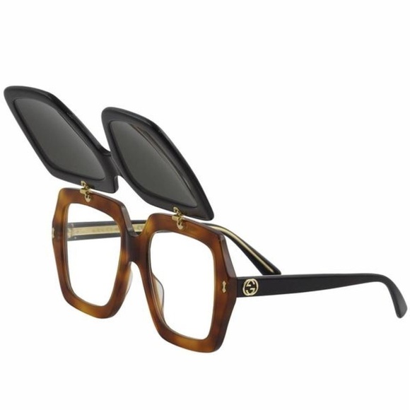 GUCCI Fashion Collection GG0088S GG/0088/S Square Flip Up Retro Sunglasses main image 6